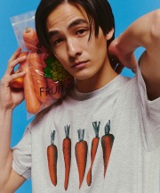 カイメン/KEIMEN   Carrot T-shirts(FRUIT OF THE LOOM別注) （全2色）