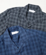 マニュアルアルファベット/Manual Alphabet   C/S LAWN S/S OPEN COLLAR SHT（全2色）