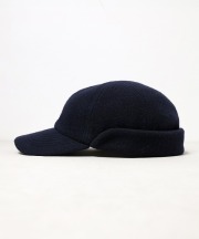 マチュアーハ ミル/MATURE HA._MIL　trainer cap ear flap -fleece-