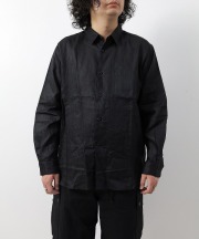 マニュアルアルファベット/Manual Alphabet　LINEN CANVAS  LOOSE FIT R/C SHT