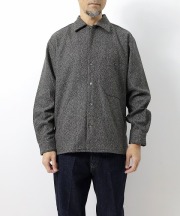 マニュアルアルファベット/Manual Alphabet　COTTON TWEED PATCH SHIRTS（全2色）