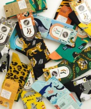 メニーモーニングス/MANY MORNINGS   Regular Socks -Animals- (全12色)
