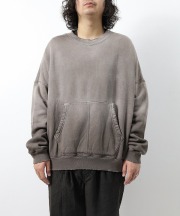 ムージムージ/MOOJIMOOJI    OVERSIZE KANGAROO POCKET CREW AGED