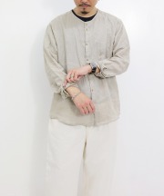 ムヤ/MUYA　Nerd shirts stand collar（全2色）