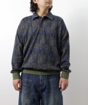 ニードルズ/Needles 　Pullover Knit Shirt - Poly Jq. / Abstract
