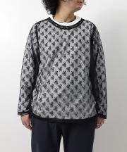 ニードルズ/Needles 　L/S U-Neck Tee - Floral Raschel Lace