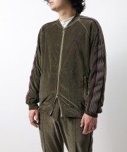 ニードルズ/Needles　Rib Collar Track Jacket - C/PE Velour