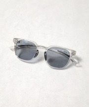OWL MILS アウルミルズ サングラス Thrud クリアホワイト アウルミルズ/OWL MILS Thrud - CLEAR WHITE/PURPLE GRAY【BLUE
