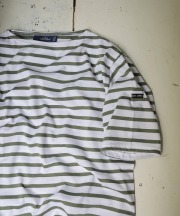 セントジェームス/Saint James　PIRIAC - NEIGE/ALGUE (白/シーグリーン)