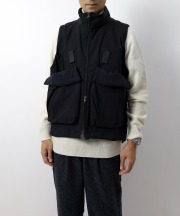 ポリクアント/Poliquant    THE MULTIPLE FUNCTIONS FLEECE BONDING VEST - WITH PACKABLE
