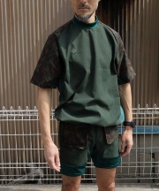 リョウゲン/RYOGEN   DEAD LEAF MOCK NECK H/S TEE（全2色）