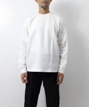 リネン/RINEN　40/1   ポンチ　クルーネック（全3色）