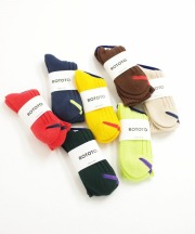 ロトト/ROTOTO　CHUNKY RIBBED CREW SOCKS（全8色）