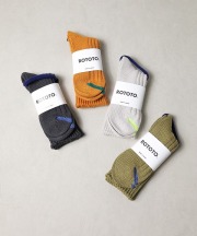 ロトト/ROTOTO　CHUNKY RIBBED CREW SOCKS（全4色）