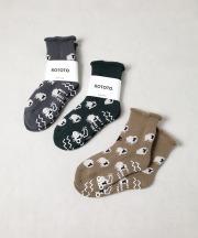ロトト/ROTOTO　PILE ROOM SOCKS ”SHEEP”（全3色）