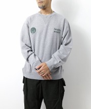 サウス２ ウエスト８/South2 West8　Emb. Crew Neck Sweat Shirt - Cotton French Terry