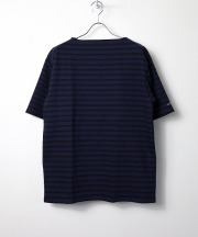 セントジェームス/Saint James　OUESSANT S/S - NAVY/NOIR(ネイビー/ブラック)【MAPSの定番】