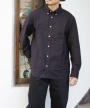 Manual Alphabet/マニュアルアルファベット　SUPIMA OX BD SHT/Bulging Fit - BLACK