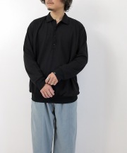 シンクウール/THINKWOOL   MESH POLO SHIRTS LS