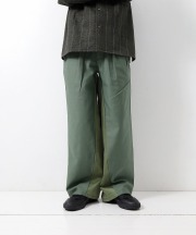 スリフティールック/THRIFTY LOOK   US MADE UPCYCLE 2TUCK WIDE STRAIGHT PANTS