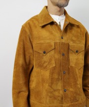 ア ボンタージ/A VONTADE　Trucker Jacket - Suede -