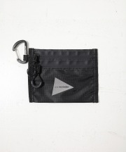 アンドワンダー /and wander   crispy rip mini twin pouch
