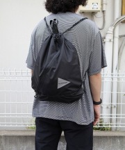 最終額【新品】and wanderバイカラー水色×黒色3Dメッシュボディバッグ 3D mesh waist bag | and wander（アンドワンダー） ｜【公式】通販mix