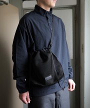 バイシクロンバイバッグジャック/BAICYCLON by bagjack      Mesh Draw String Bag / SMALL