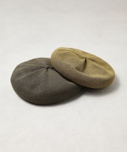 マチュアーハ ミル/MATURE HA._MIL　beret top gather big silk（全２色）