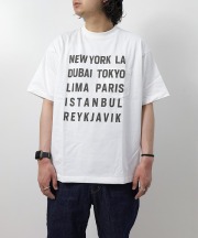 モドメント/MODMNT　TOUR CITIES TEE（全3色）