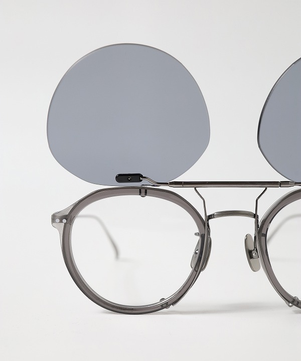 アウルクラシック/owl classic   Isaac - CLEAR GRAY/SILVER/caesar flip：PURPLE GRAY