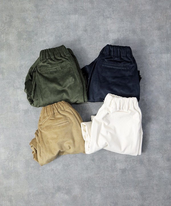 ベッキ/vecchi  C.COULISSE CORDUROY EASY（全4色）