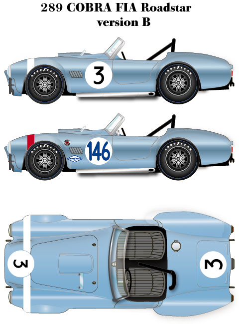 1/24scale Fulldetail Kit : Cobra 289 FIA Roadstar