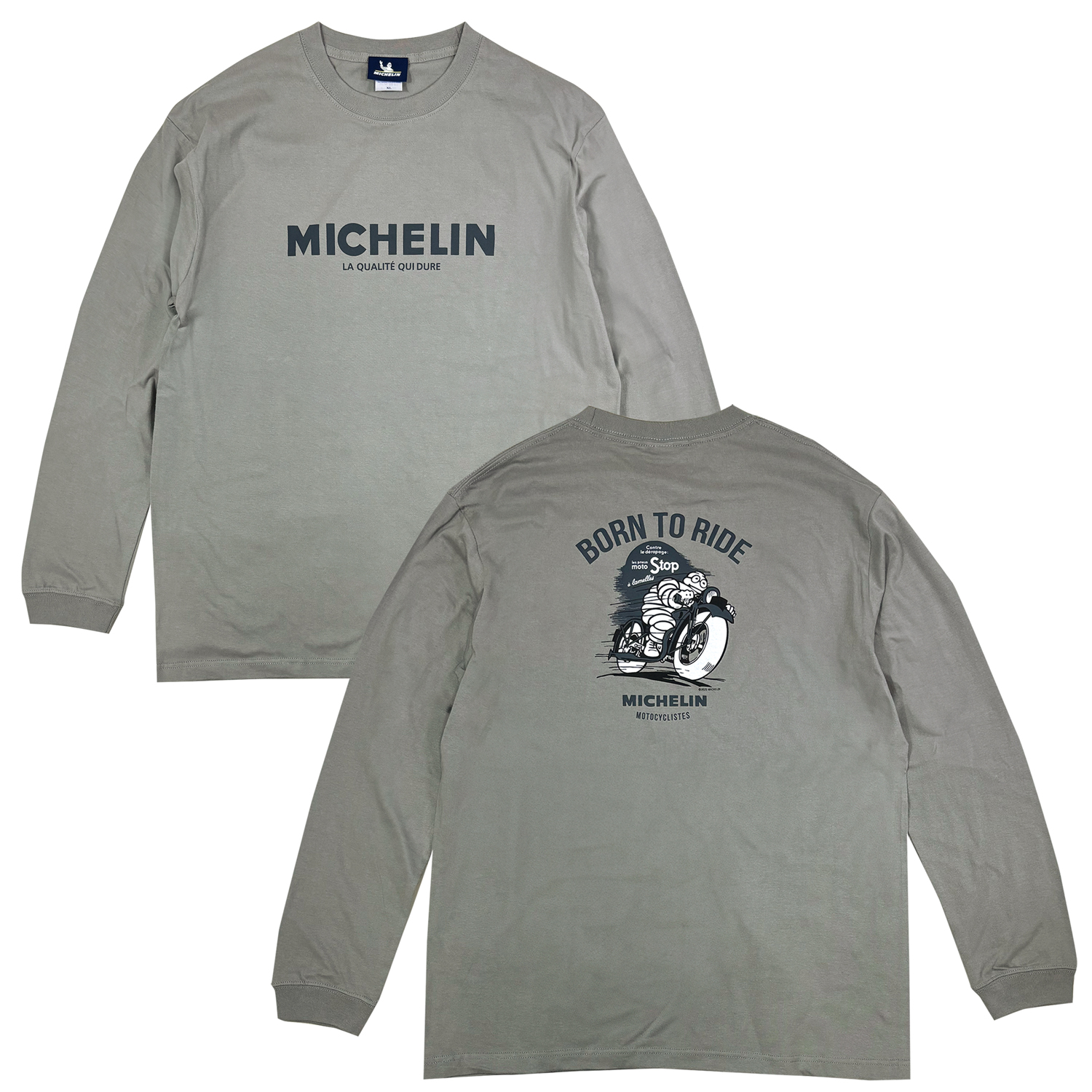 ＬＳ　Ｔ－ｓｈｉｒｔ／Ｍｏｔｏｃｙｃｌｉｓｔｅ／Ｓｔｏｎｅ　ｇｒａｙ／Ｍｉｃｈｅｌｉｎ