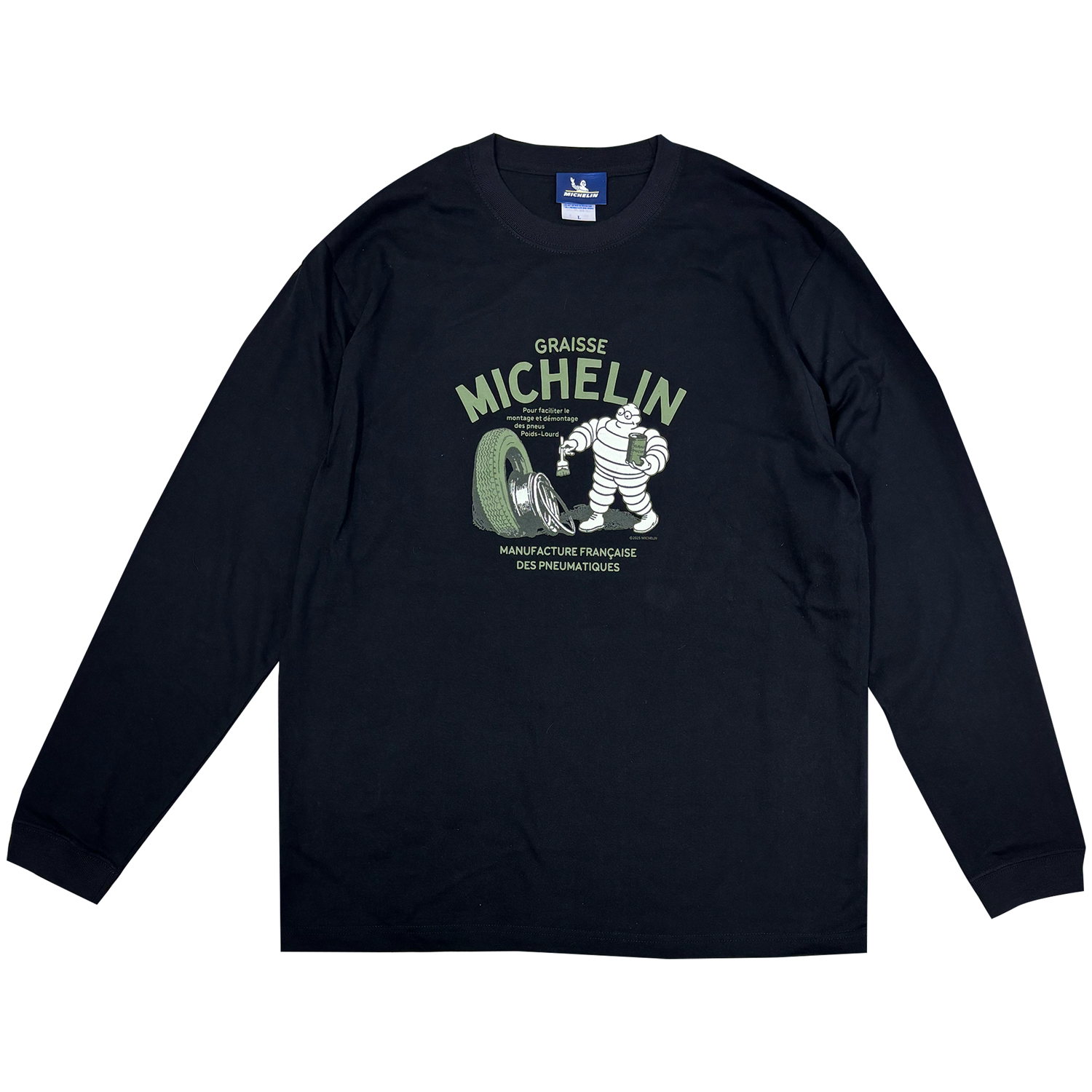 ＬＳ　Ｔ－ｓｈｉｒｔ／Ｇａｒａｇｅ／Ｂｌａｃｋ／Ｍｉｃｈｅｌｉｎ