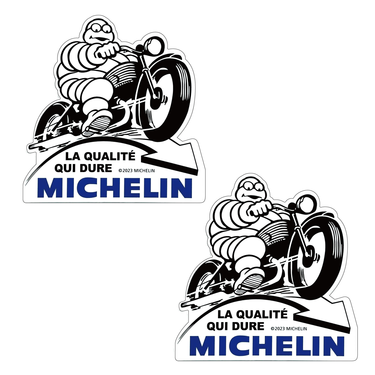Ｓｔｉｃｋｅｒ／Ｍｏｔｏｃｙｃｌｅ　２ｐｃｓ　ｓｅｔ／Ｍｉｃｈｅｌｉｎ（２４１８２６）【ネコポス便可】