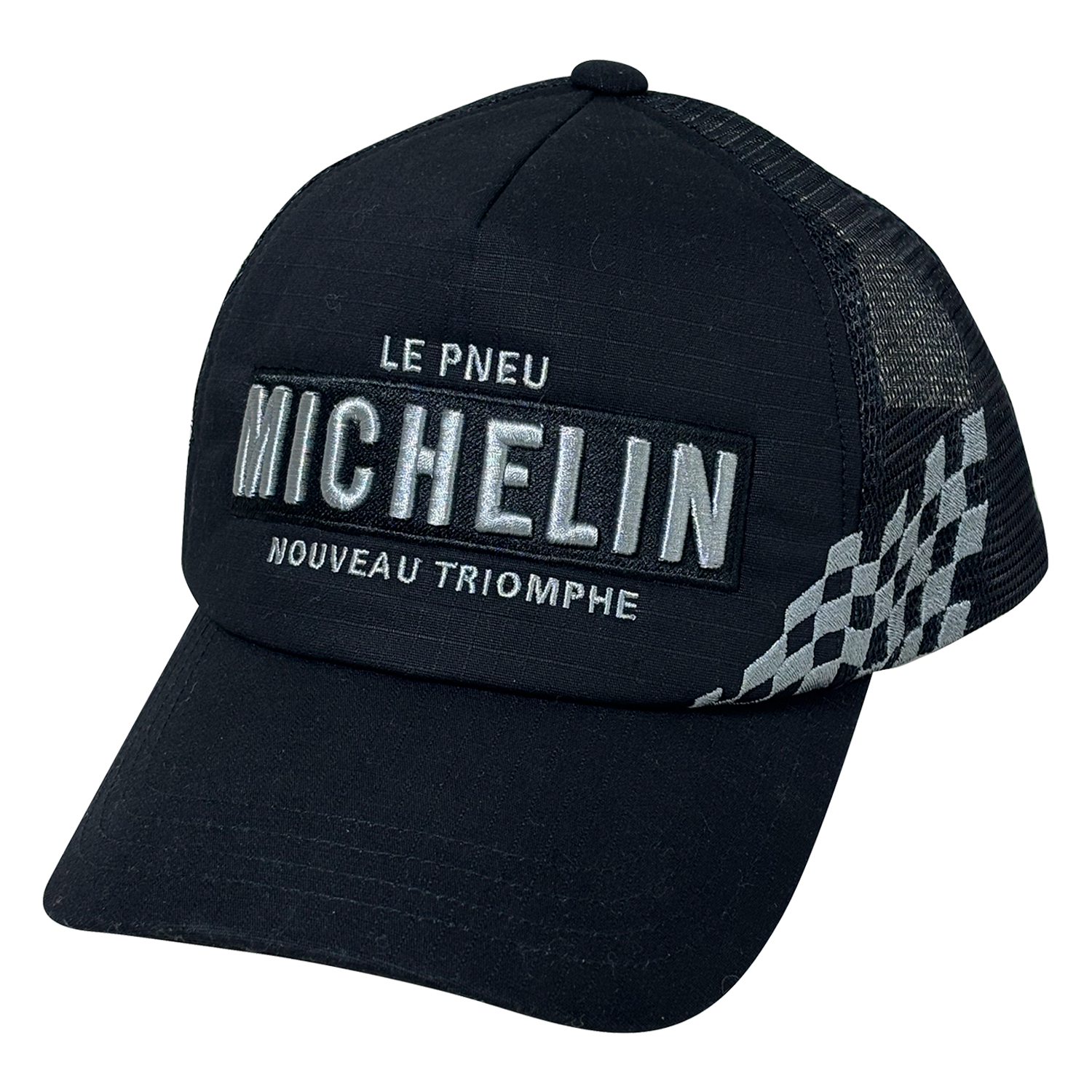 Ｍｅｓｈ　ｃａｐ／Ｆｌａｇ／Ｂｌａｃｋ／Ｍｉｃｈｅｌｉｎ（２８１７５４）
