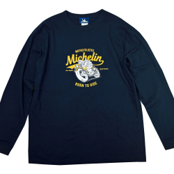 ＬＳ　Ｔ－ｓｈｉｒｔ／Ｍｏｔｏ／Ｎａｖｙ／Ｍｉｃｈｅｌｉｎ