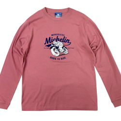 ＬＳ　Ｔ－ｓｈｉｒｔ／Ｍｏｔｏ／Ｈａｚｙ　ｒｅｄ／Ｍｉｃｈｅｌｉｎ