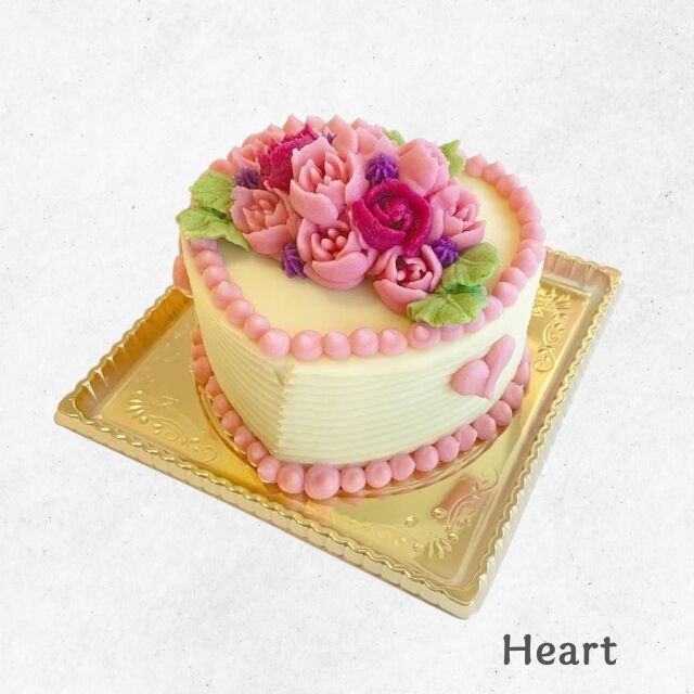 受注生産ケーキ：ハート