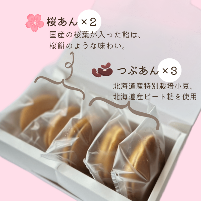 どらやき　桜餡　粒餡　個数