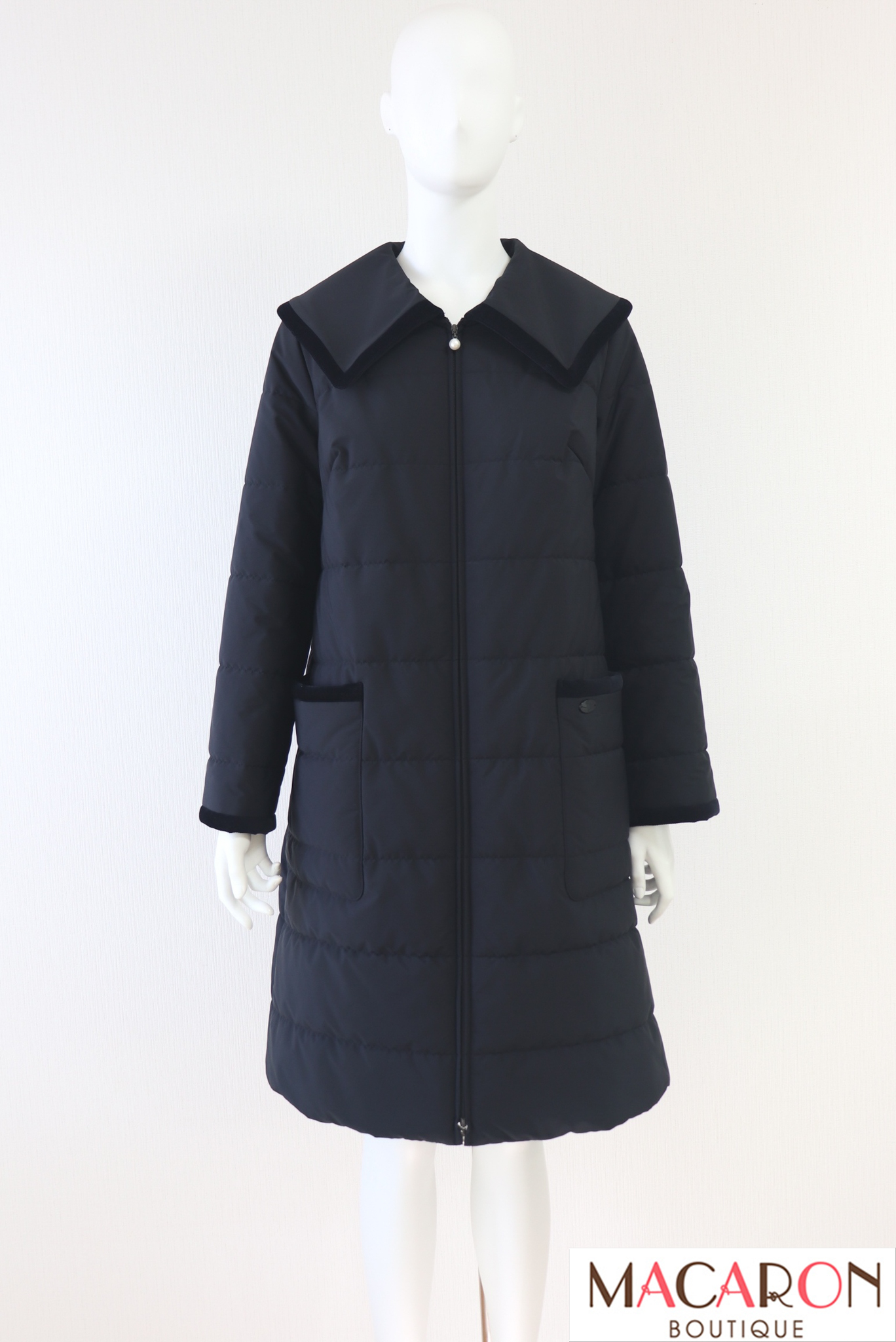 Rene（ルネ） ビッグカラー撥水中綿コート 5348050