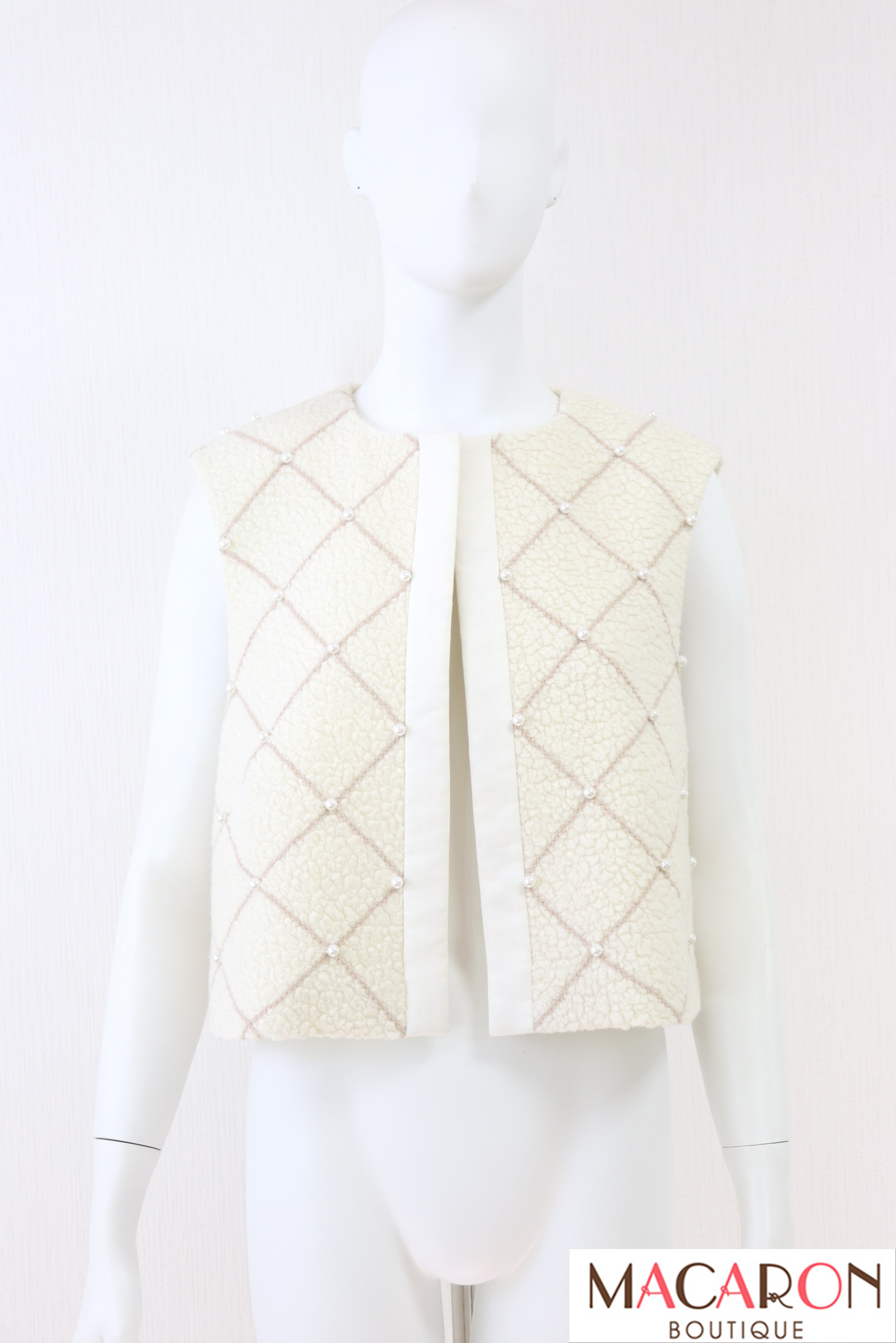 Rene（ルネ）　ウールボアベスト　5433030