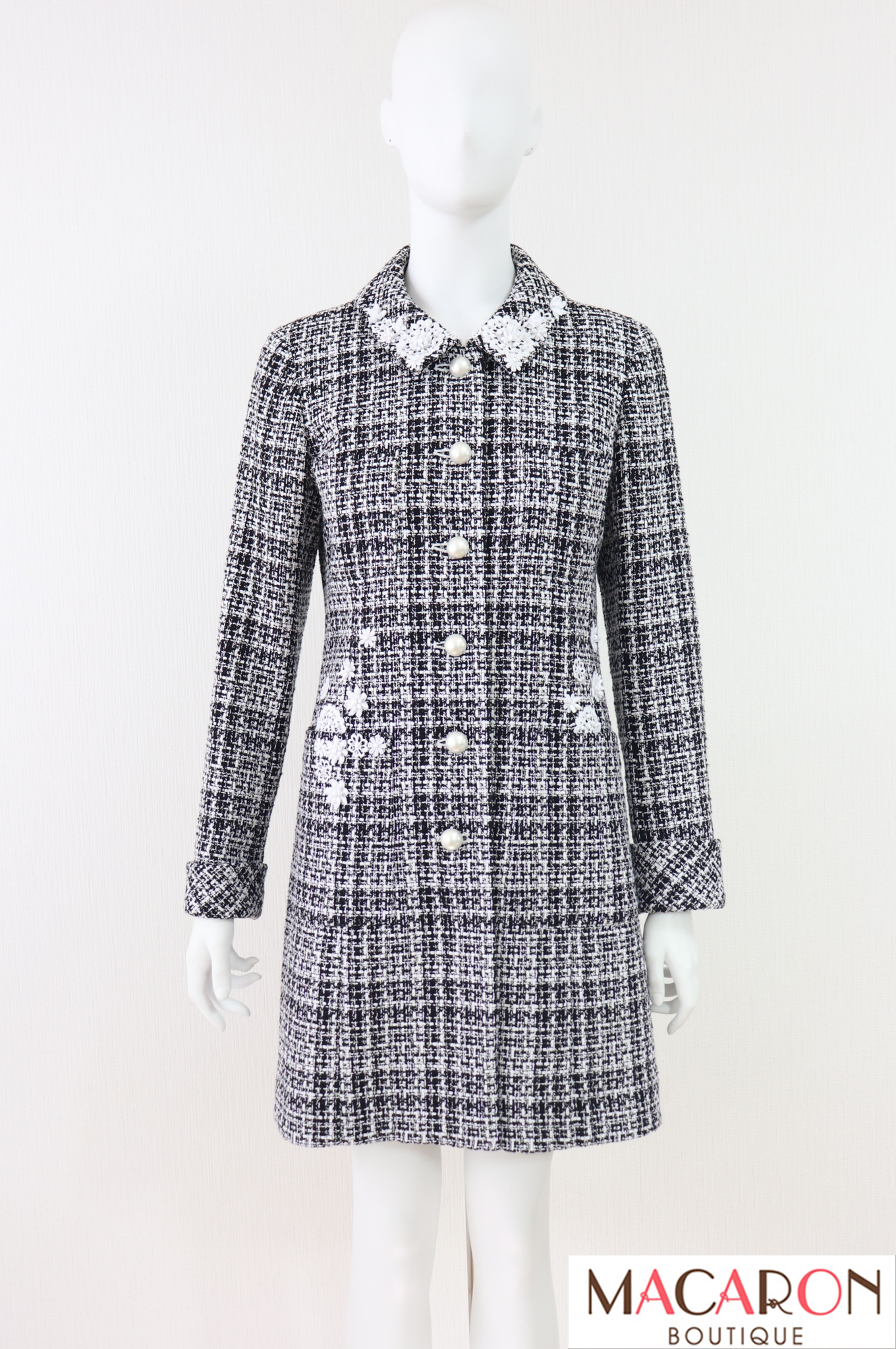 Rene（ルネ） ロングツイードジャケット 6313070