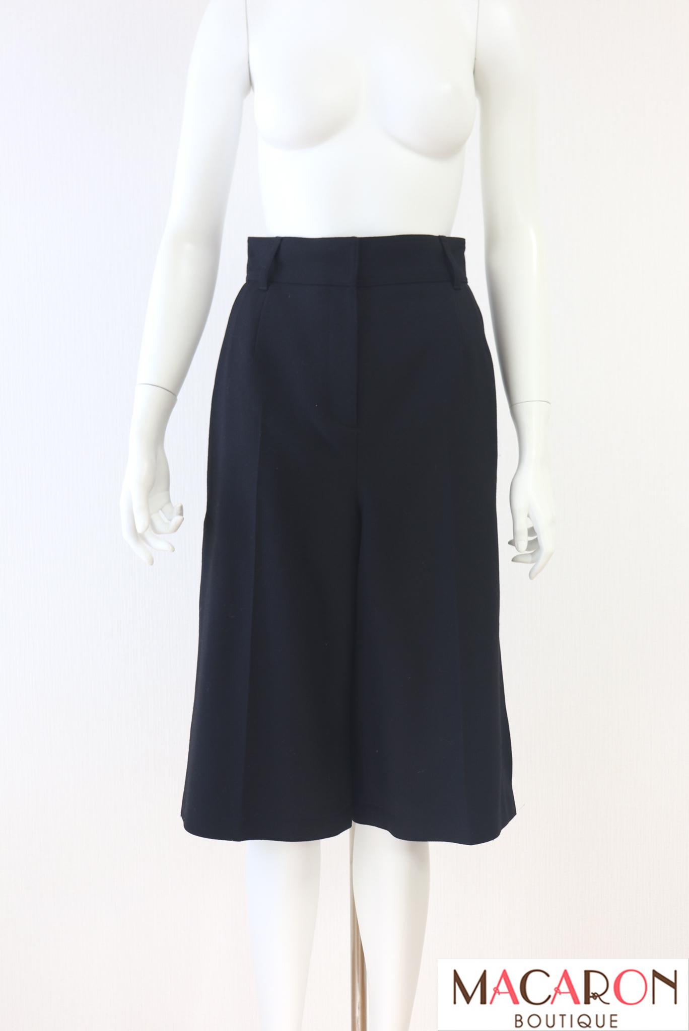 Rene（ルネ） ウールサイドタックハーフパンツ 6045150