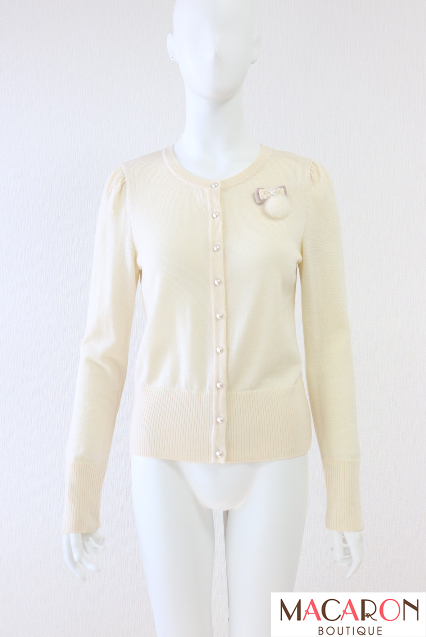 Rene（ルネ） ミンクブローチ付カーディガン 6142200