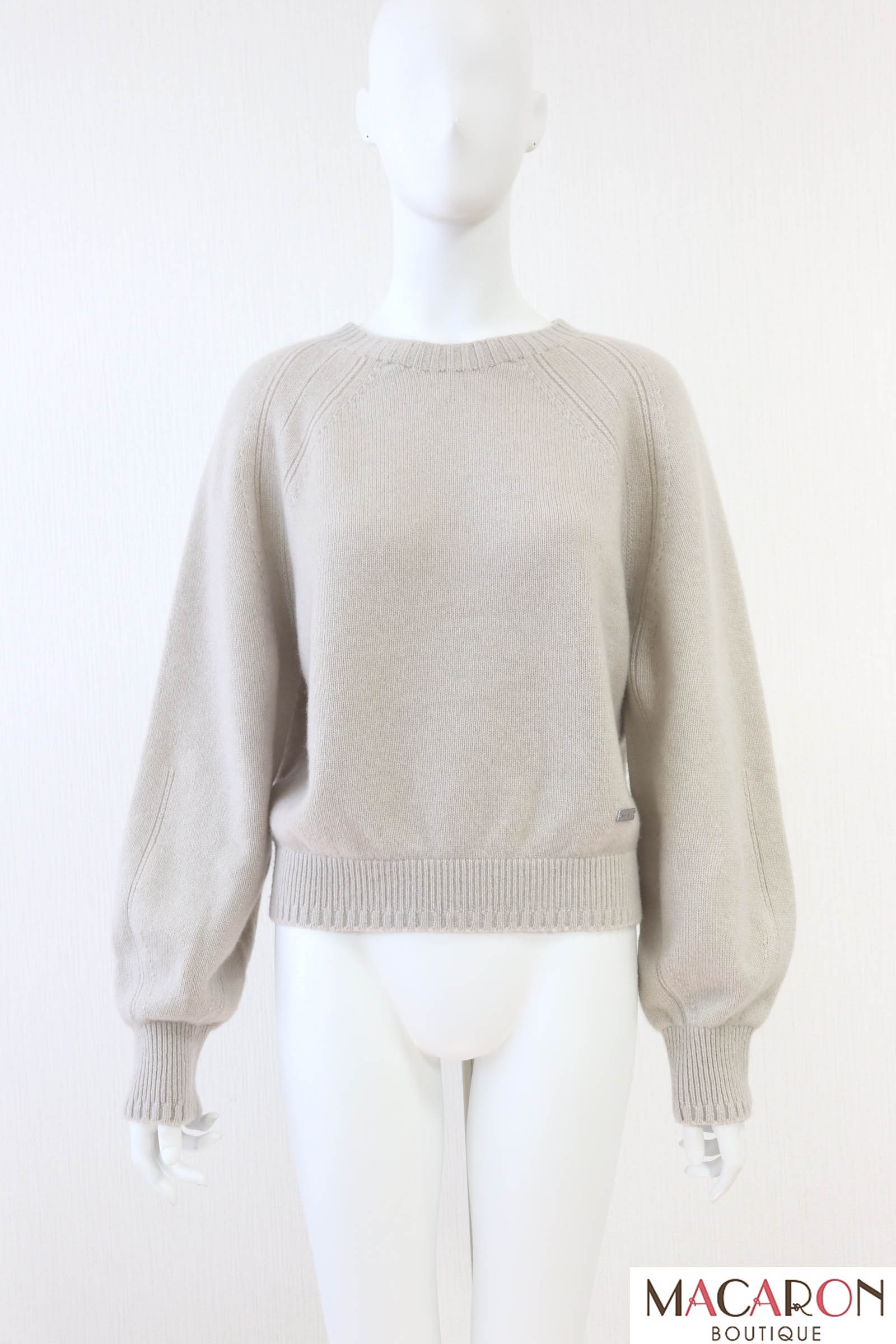 新品同様！FOXEY カシミア100%ミンク襟ジャケット 38 Rene 【公式通販】