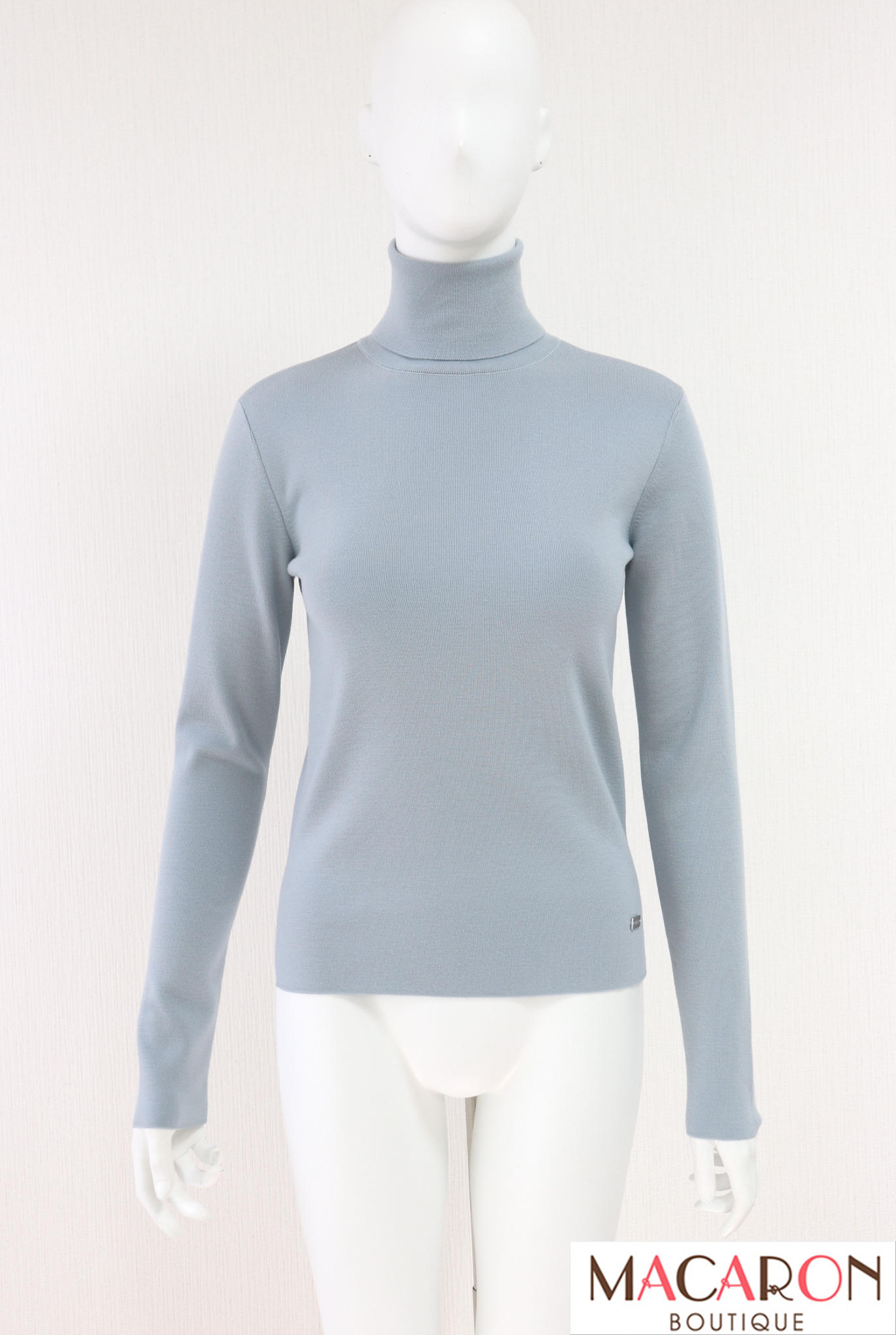 FOXEY グレースウール タートルネック セーター 黒 38 FOXEY BOUTIQUE(フォクシー） グレースウールタートルネックセーター 34841