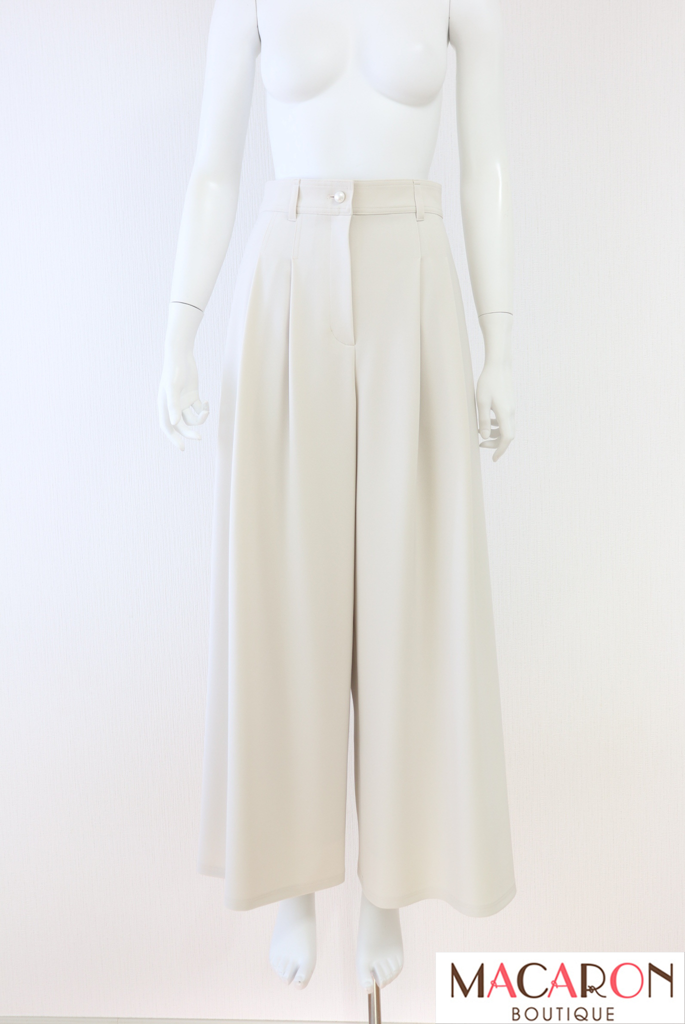 Rene（ルネ）　ワイドタックパンツ　5615010