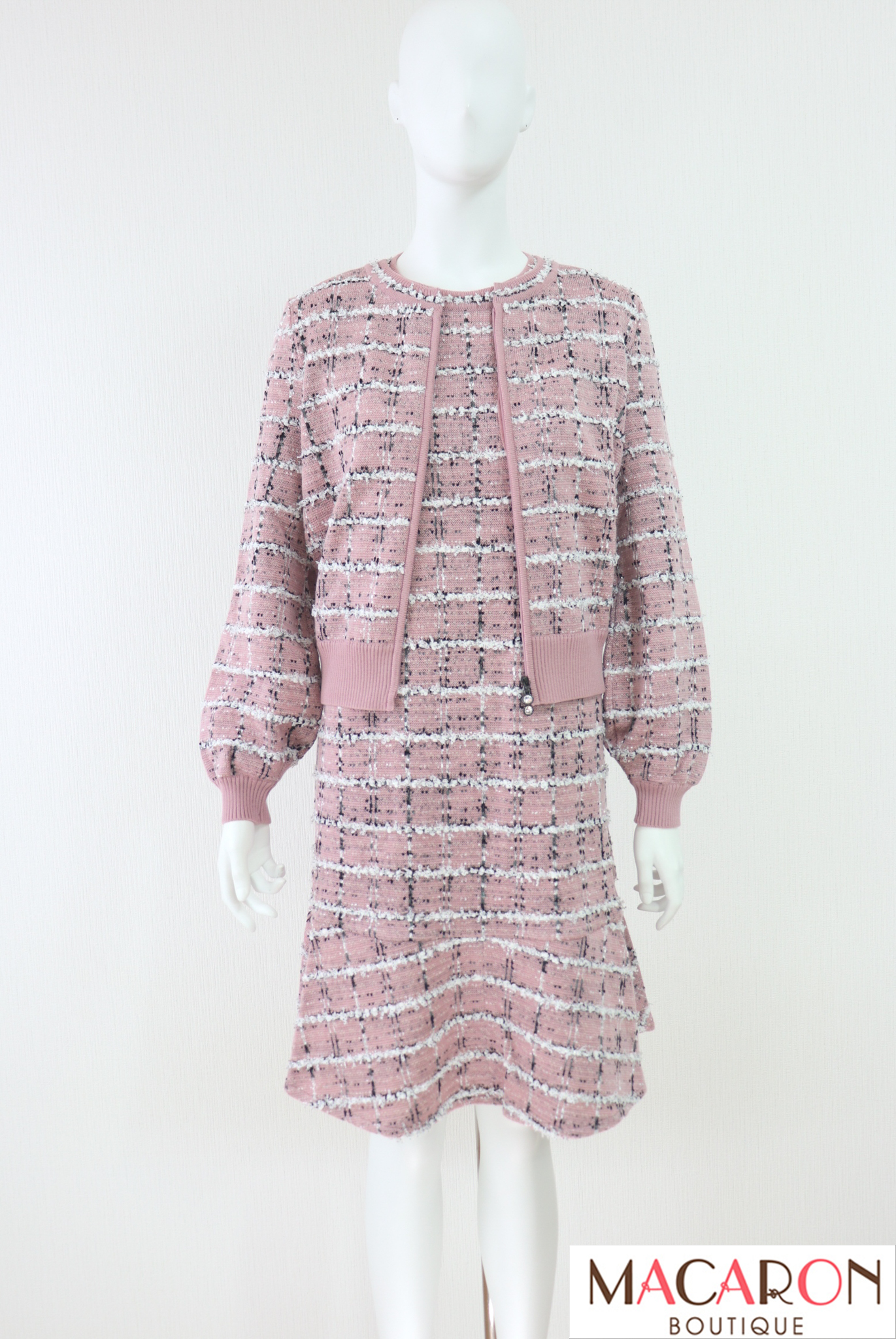 Rene（ルネ） ニットツイードワンピースセットアップ 6132380 6132360